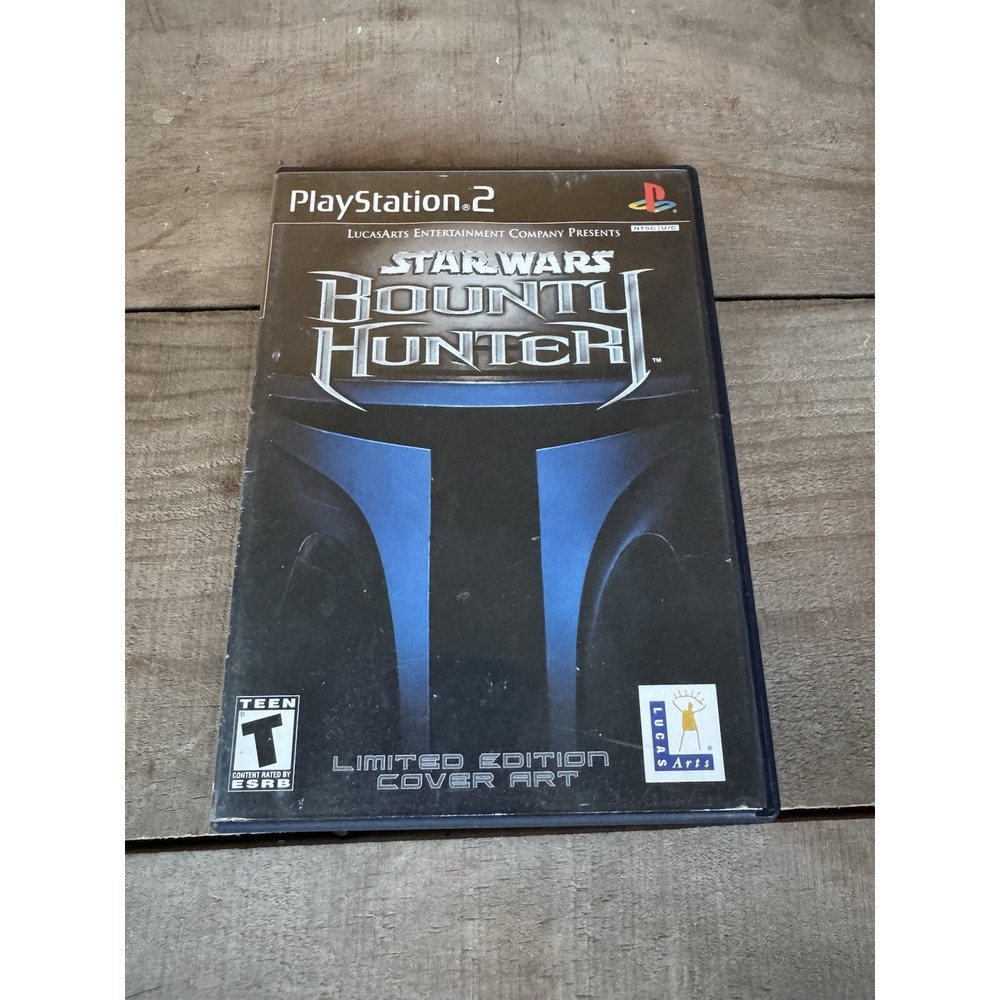 Star Wars: Bounty Hunter PS2 PlayStation 2 Limited Edition Complete Tested